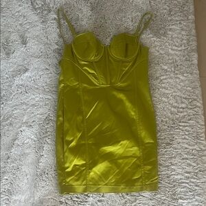 Marciano Chartreuse Satin Camisole